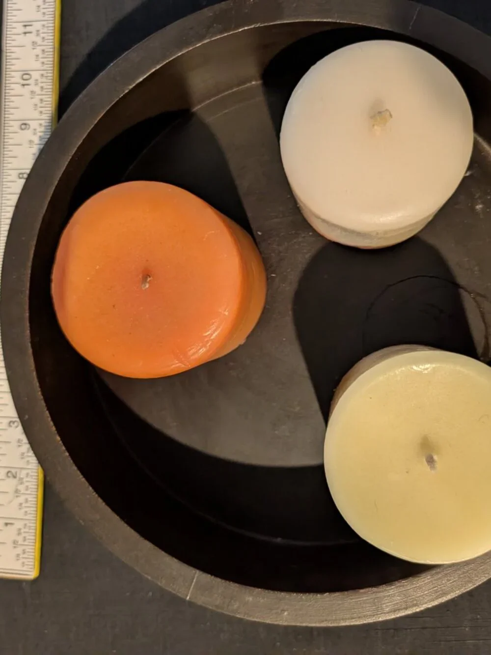 Blyth HomeScents 3-Piece Autumn Candle Set with Wood Tray